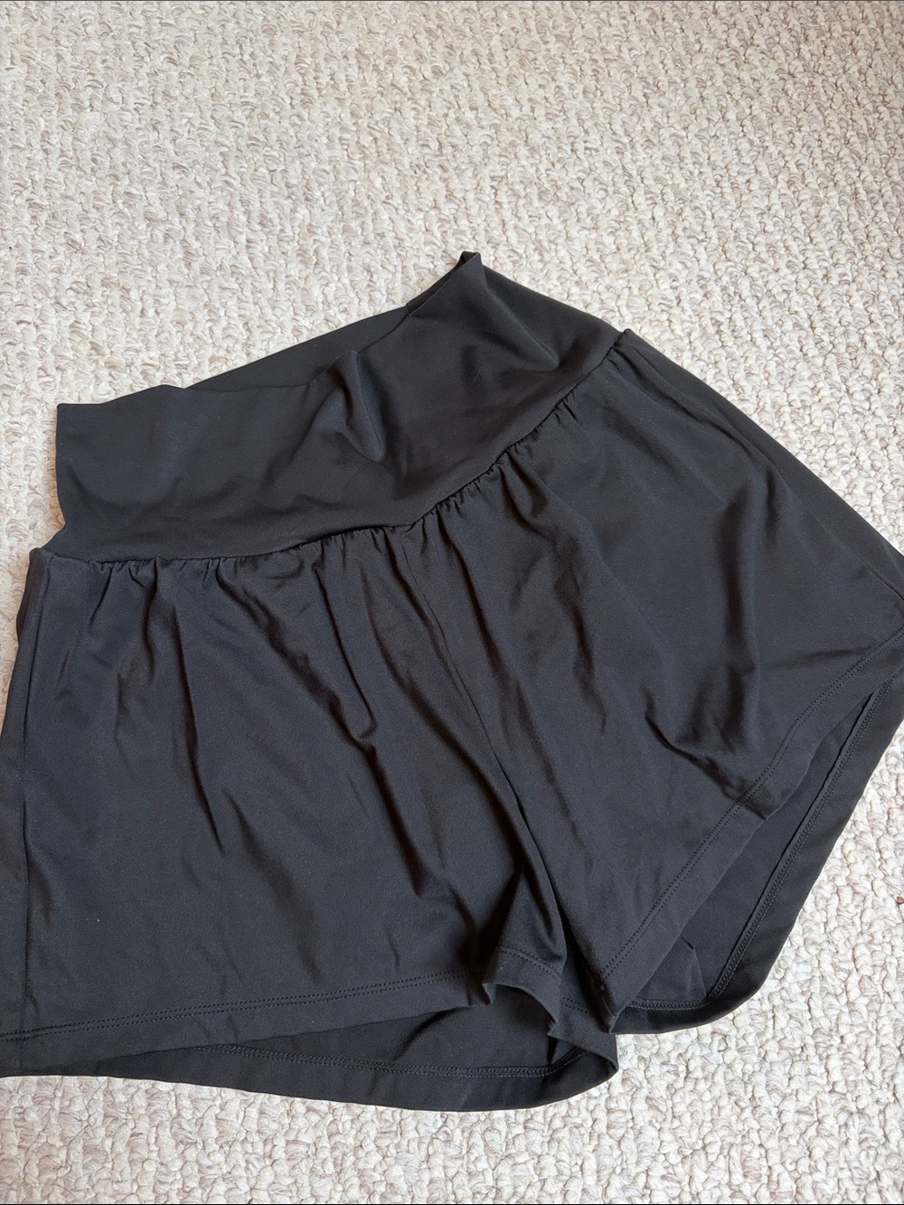 HALARA Black High-Rise Athletic Shorts